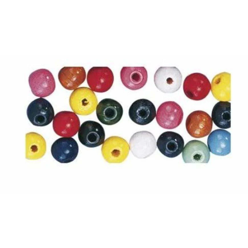 Bolas Alemanas de madera 12mm 1250449 amarillas, roja, azul, puro, verde variadas