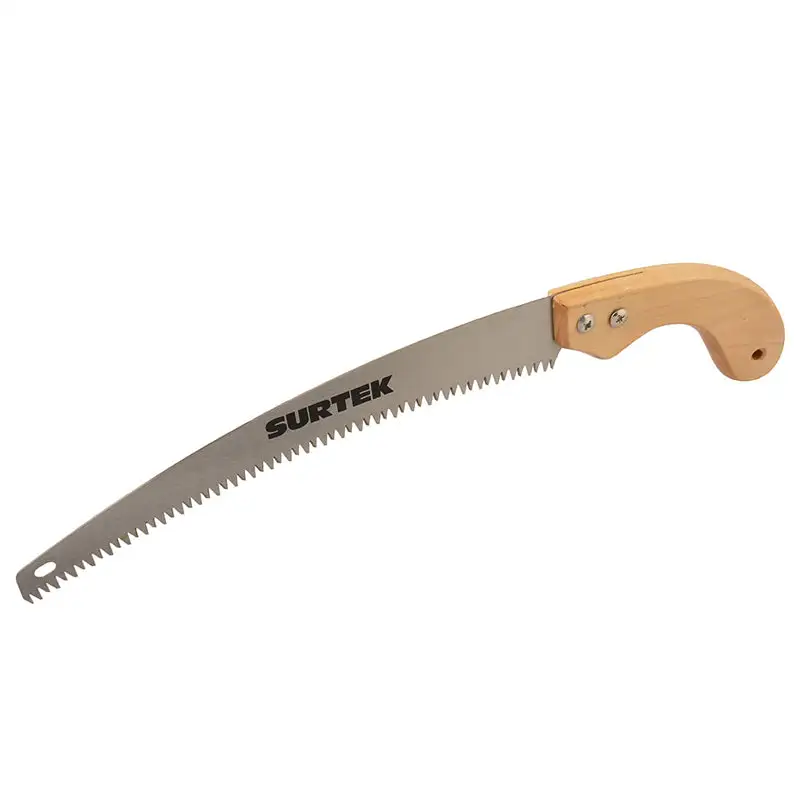 Precisión Serrucho para poda con mango de madera curvo de 14", 120265 surtek