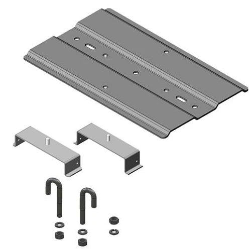 6" (150 mm) Channel Rack To Runway Mounting Plate Bracket 12731-E12