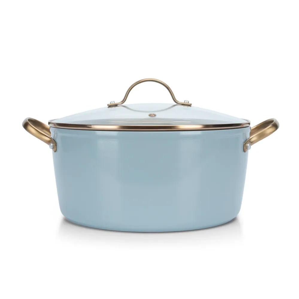 Cierre Hermético Cacerola de Aluminio Forjado con tapa - 24 cm - Magnetic ñil