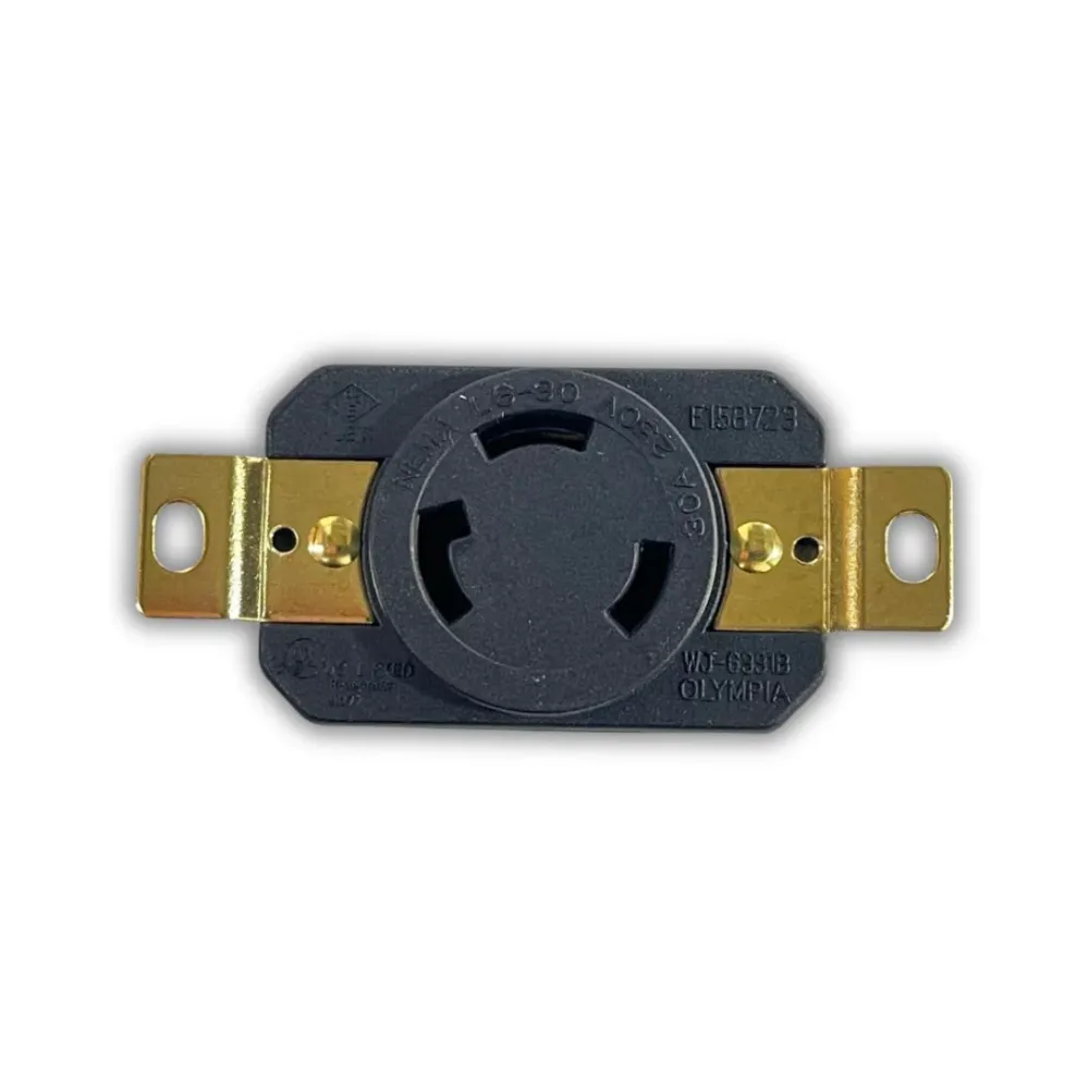 Base de Montaje TOMA INCRUSTAR 30A 2P+T 250VAC NEMA L6-30
