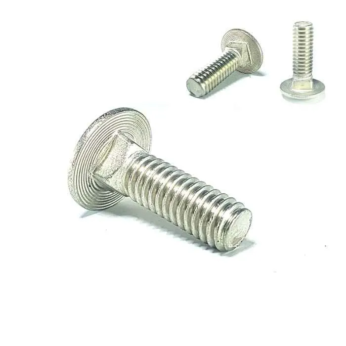 Tornillo Cabeza Coche Inoxidable - 5/16 x 1" para Muebles y Estanterías