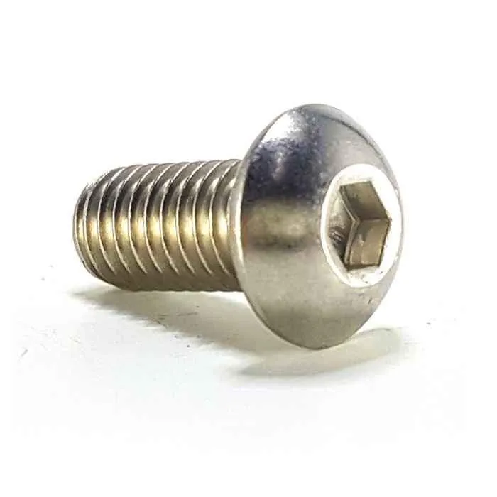 Fijación para Madera Tornillo Socket Boton Inoxidable - M5 X 20