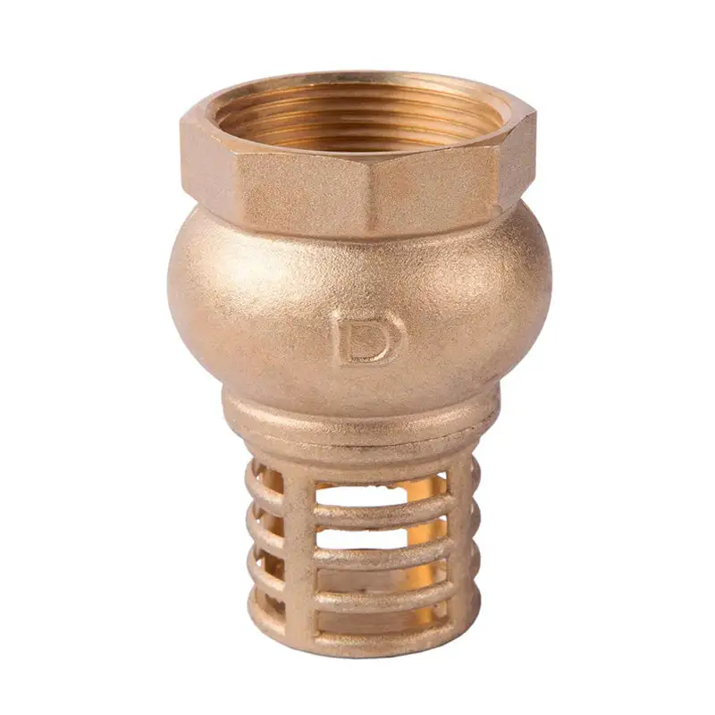 Válvula de pie o pichancha con canastilla de bronce de 3/4", 4044.19 Dica