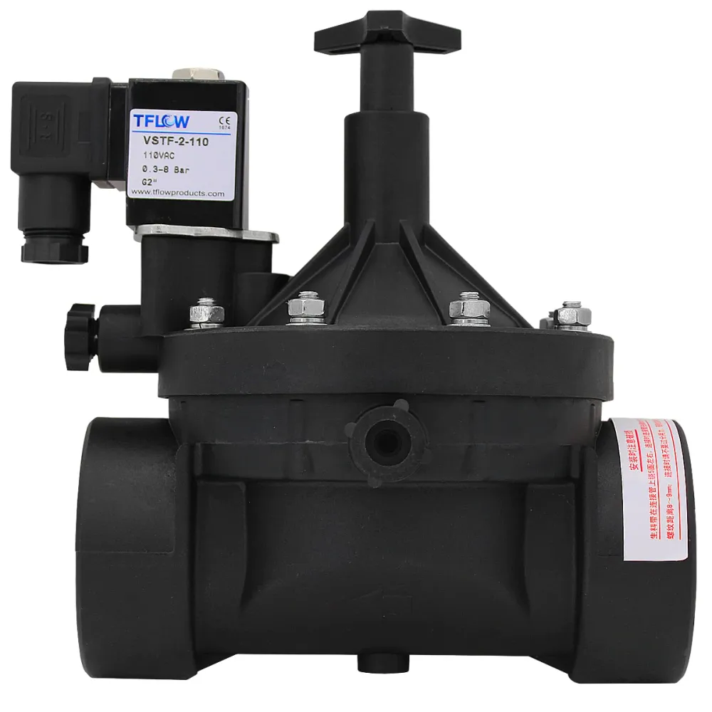 Válvula Solenoide Normalmente Cerrada - 4" Ent./Sal. - 110V - TFLOW