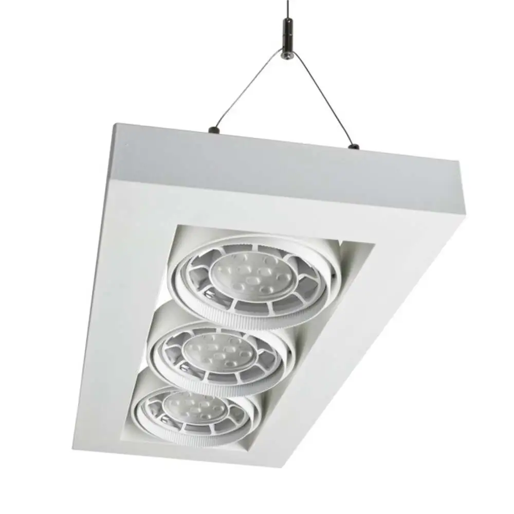 Luminario alpha suspendido iii led negro no contiene lampara electromag para Halloween